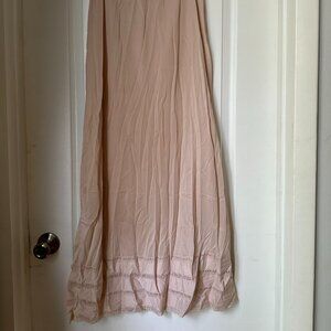 Blush Satin Slip Negligee